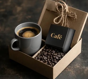 Coffret cadeau café et mug