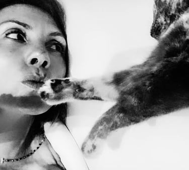 photography Me and Criseide, my little cat. 