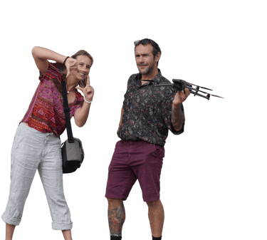 Laurent au drone & Chloé à la vidéo