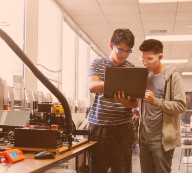 SWB Global Academy Nurturing Curious Minds Individualized Learning | Students designing