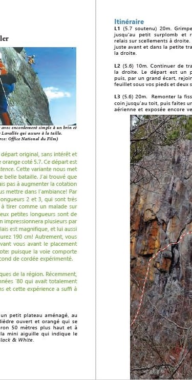 Livre-guide d'escalade québécois des 50 plus belles voies de la  province