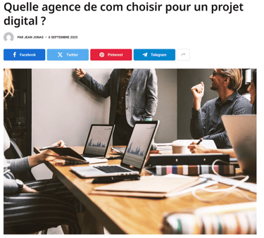 Quelle agence de com choisir pour un projet digital ?
