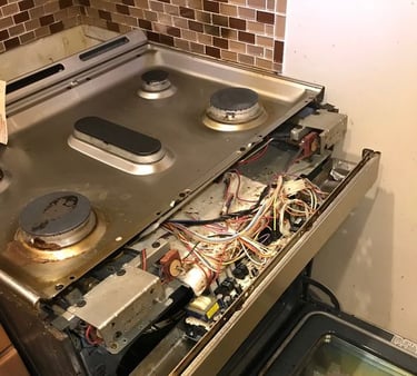 gas range repair in LA California