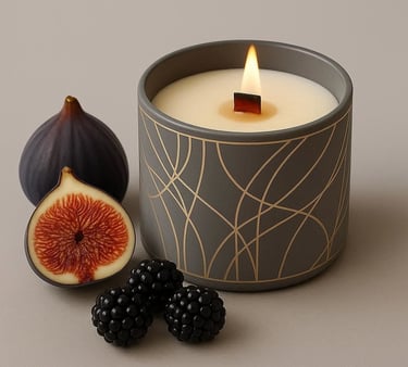 Creamic jar scented candle