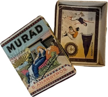 Pack of Murad Tobacco college series Basketball Cards 
