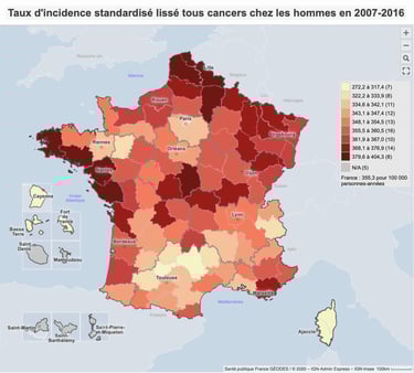 PESTICIDES SANTÉ CARTES