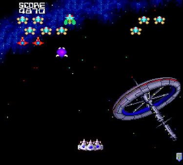 Galaga '88 - Threesome Ship