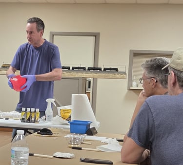 Member class at Arizona Model Railroad Club