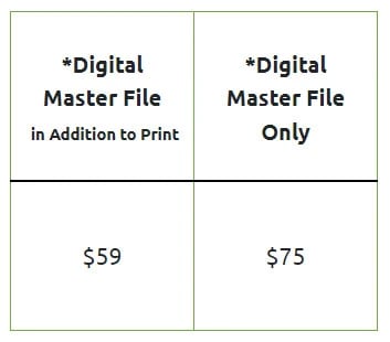 Cost for full digital file of your Custom Family Tree Art