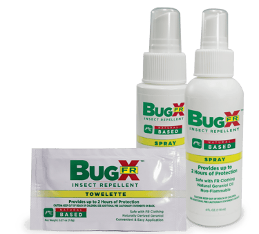 Bug X FR Insect Repellent Towelette and Spray
