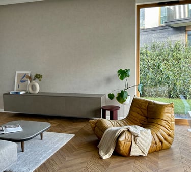 Salon w inwestycji Gdynia Kolibki