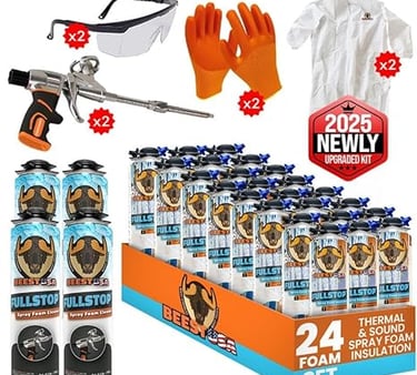 Spray Foam Insulation Kit for Walls and Attic