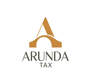 a logo for a business tax firm