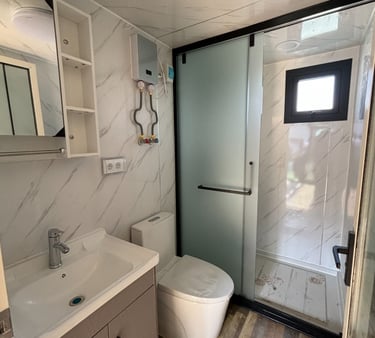 Salle de bain maison modulaire