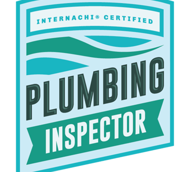 InterNACHI Plumbing Inspector Certification Logo.