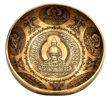 Handmade Tibetan singing bowl for meditation and sound healing