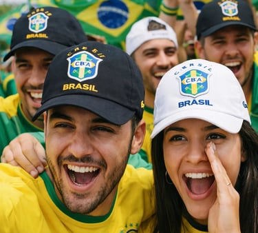 Boné Seleção Brasileira Masculino Feminino Copa 2026