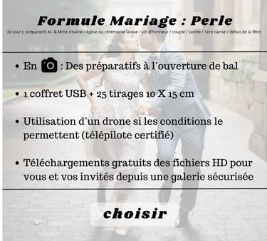 formule mariage perle