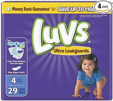 Luvs Ultra Leakguards – Best for Overnight Protection