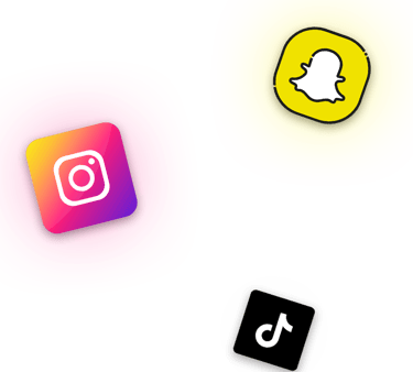 a group of different types of social media and social media