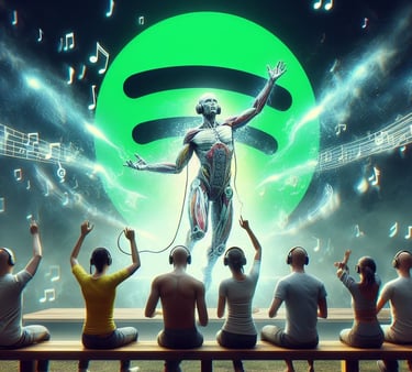 a group of people sitting on a bench with a man in a suit and head