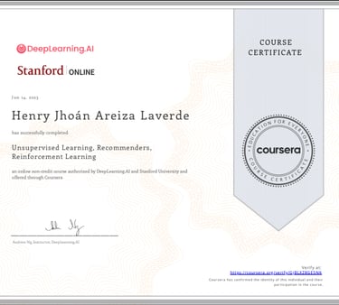 Reinforcement Learning Certificate