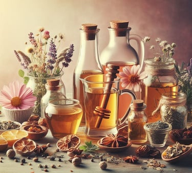 herbal tonics and syrups