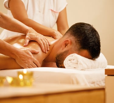 Neck and Back Massage at Golden Dreams Spa