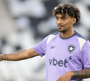 Cristian Medina treinando Botafogo