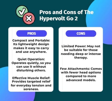 pros and cons hypervolt go 2