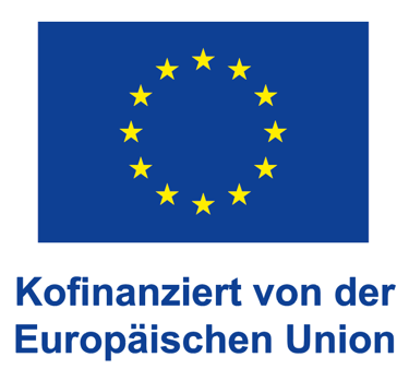Logo der Europäischen Union – kofinanziert das Förderprojekt Sizeless