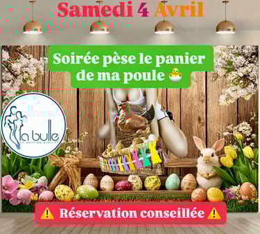 La Bulle Sauna soirée de Pâques