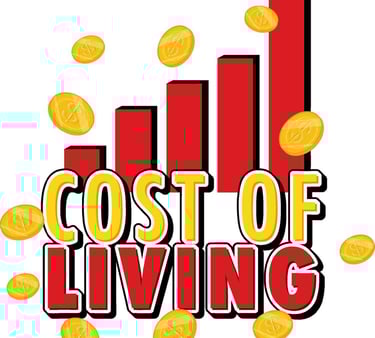 imagem da palavra custo de vida