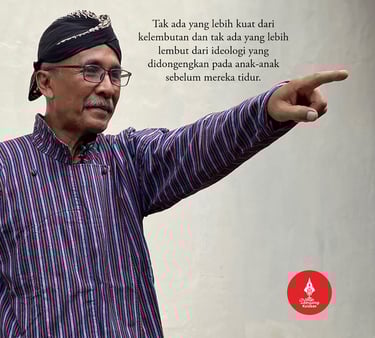 Omah Dongeng Kalasan mengajak Anda menjaga dan mewariskan cerita rakyat, dongeng, dan nilai budaya
