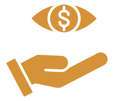 a hand holding a dollar sign with a dollar sign