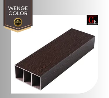 WPC Timber Tube Wenge Color