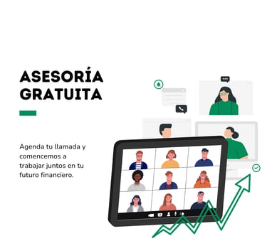 Una tableta con un videochat y un videochat