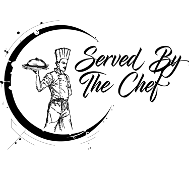 a chef holding a tray with a tray of food