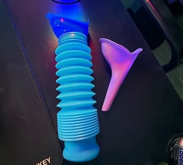 urinoir et gourde portable pour voyage