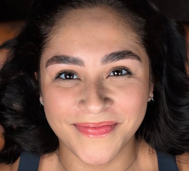 Client with Lash Lift and Brow Lamination | Mar Brows & Lashes