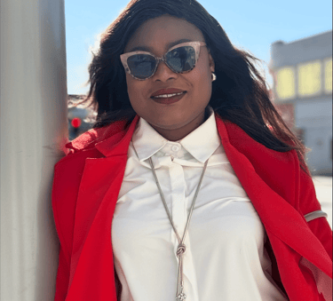 Oretha Quarcoo, Operational Lead of Guiding Light Press, managing day-to-day activities & clients