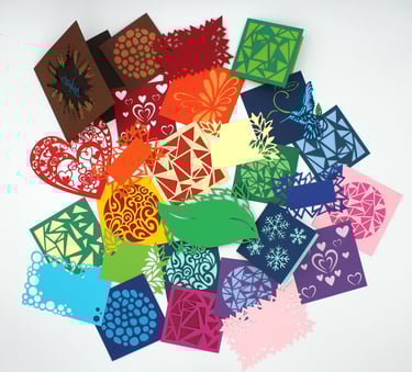 collection de cartes à offrir