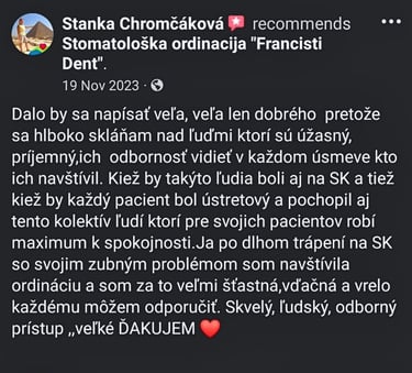 Recenzija Stanka Chromcakova