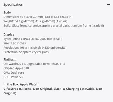 APPLE WATCH SERIES 10