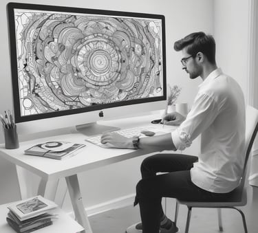 a man riding a skateboard down the side of a ramp