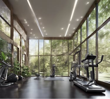 Bright living room with modern inventory