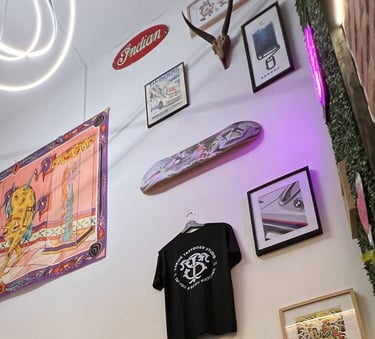 Tattoo and body piercing studio in Vagos, Aveiro.