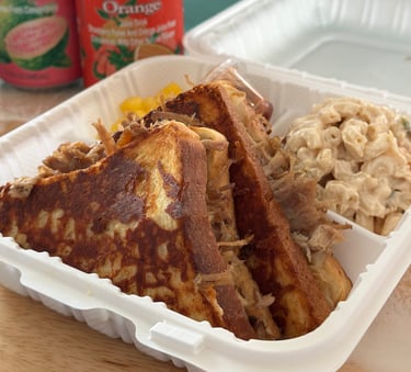 kalua pork sandwich porkys kauai