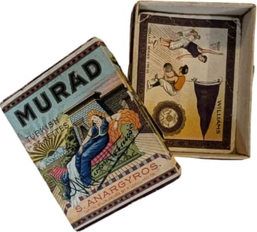 Pack of Murad Tobacco college series Basketball Cards 