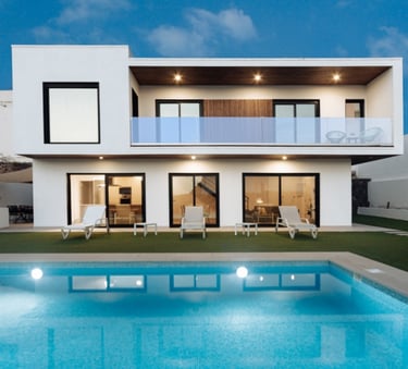 Vivienda con estructura de madera a medida en Adeje